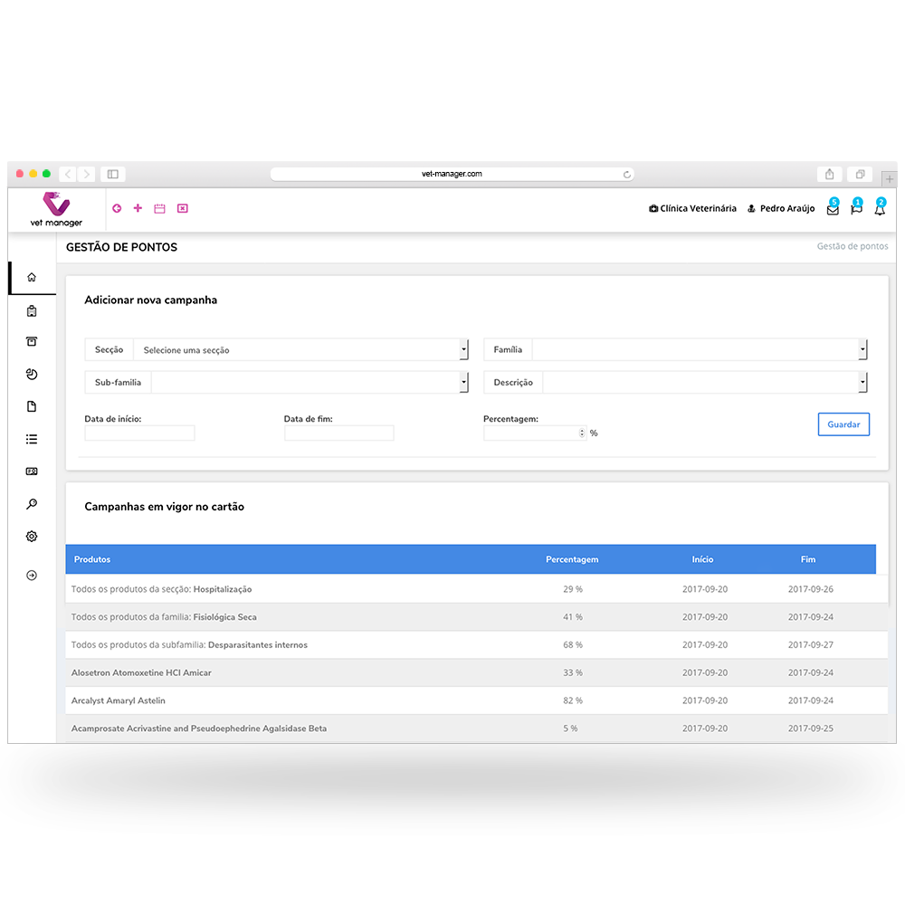 Programa fidelização - Vet Manager Software Veterinário